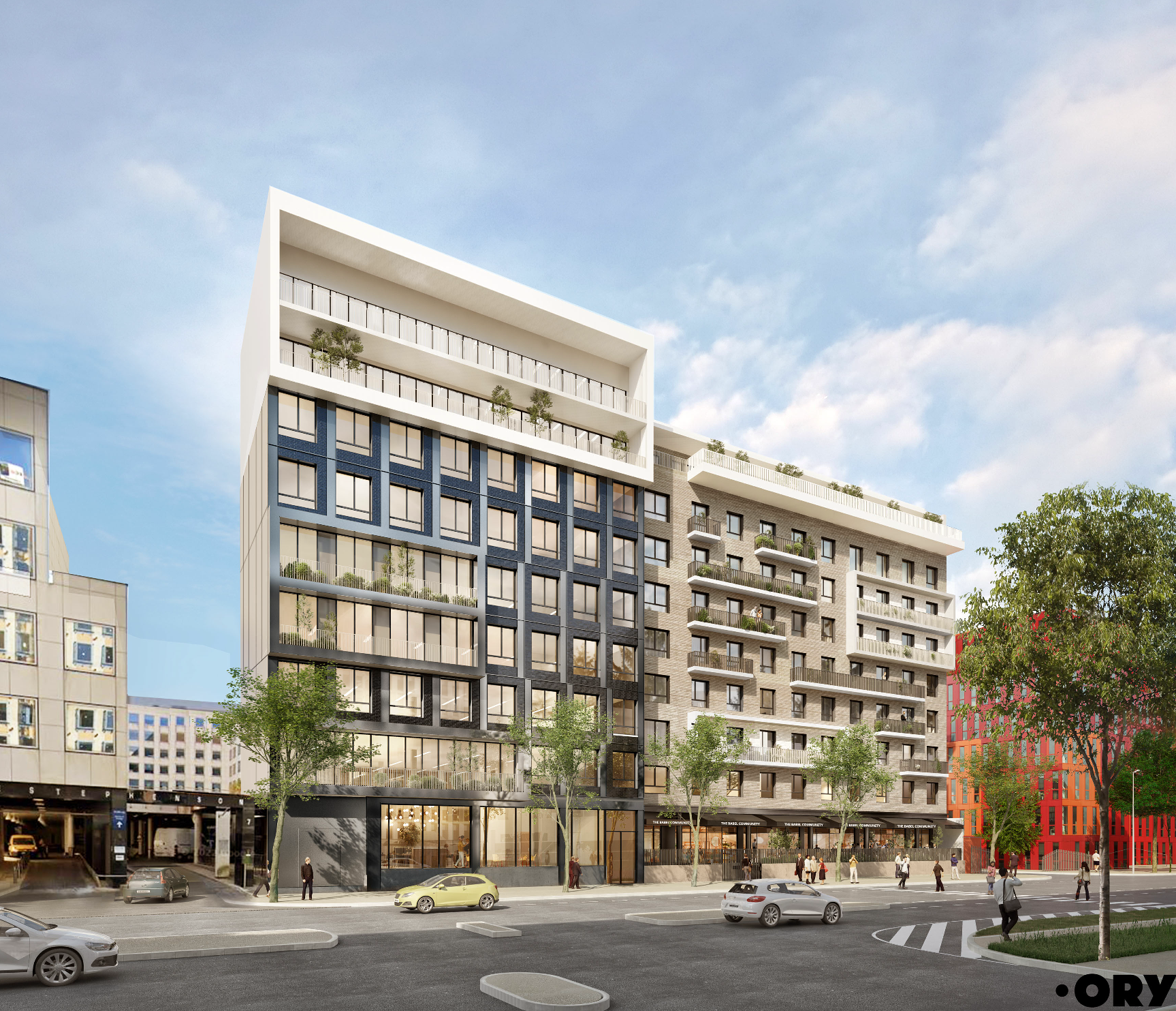 bureau d'études structure pour projet immobilier mixte à Montigny-le-Bretonneux